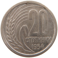 BULGARIA 20 STOTINKI 1954  #MA 067666 - Bulgaria