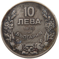 BULGARIA 10 LEVA 1930 BORIS III., 1918 - 1943 #MA 099594 - Bulgarie