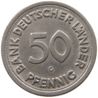 BRD 50 PFENNIG 1949 G  #MA 099844 - 50 Pfennig