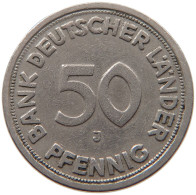 BRD 50 PFENNIG 1949 J  #MA 099843 - 50 Pfennig