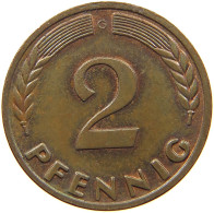 BRD 2 PFENNIG 1968 G  #MA 100068 - 2 Pfennig