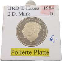 BRD 2 MARK 1984 D HEUSS #MA 012214 - 2 Marchi