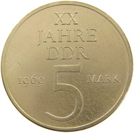 DDR 5 MARK 1969 20 JAHRE DDR #MA 099107 - 5 Marcos