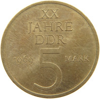 DDR 5 MARK 1969 20 JAHRE DDR #MA 099108 - 5 Marchi