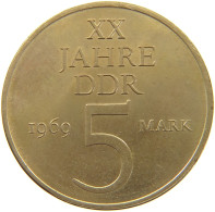 DDR 5 MARK 1969 20 JAHRE DDR #MA 099105 - 5 Marcos