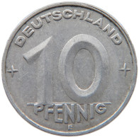 DDR 10 PFENNIG 1952 E  #MA 098864 - 10 Pfennig