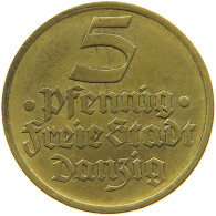 DANZIG 5 PFENNIG 1932  #MA 099020 - Andere & Zonder Classificatie