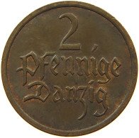 DANZIG 2 PFENNIG 1937  #MA 100580 - Other & Unclassified