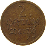 DANZIG 2 PFENNIG 1926  #MA 100588 - Andere & Zonder Classificatie