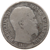 DANISH WEST INDIES 10 CENTS 1859 FREDERIK VII. 1848-1863 #MA 066317 - West Indies