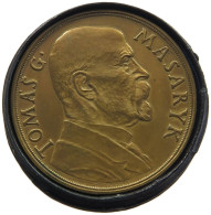 CZECHOSLOVAKIA MEDAILLE 1935 MASARYK THOMAS GARRIGUE (1850-1937) - AUF SEINEN 85.GEBURTSTAG IN ORIGINALE ETUI #MA 004853 - Tchécoslovaquie