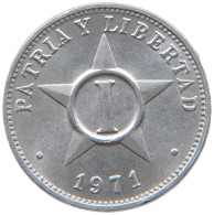 CUBA CENTAVO 1971  #MA 063099 - Cuba