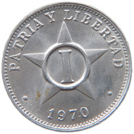 CUBA CENTAVO 1970  #MA 073247 - Kuba