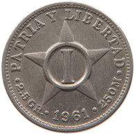 CUBA CENTAVO 1961  #MA 063089 - Kuba