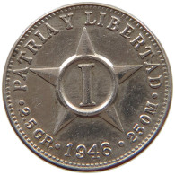 CUBA CENTAVO 1946  #MA 016774 - Cuba