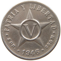 CUBA 5 CENTAVOS 1946  #MA 019045 - Kuba