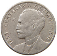 CUBA 25 CENTAVOS 1953  #MA 019052 - Kuba