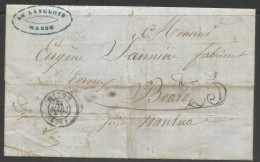 Lettre De 1854 ( Macon ) - Unclassified