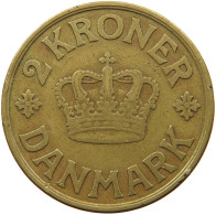 DENMARK 2 KRONER 1925 CHRISTIAN X. (1912-1947) #MA 099149 - Danemark