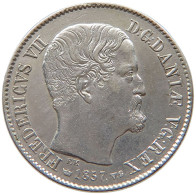 DENMARK 16 SKILLING 1857 FREDERIK VII. 1848-1863 #MA 065684 - Danemark