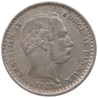 DENMARK 10 ÖRE 1889 CHRISTIAN IX. 1863-1906. #MA 103642 - Danemark