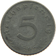 DRITTES REICH 5 REICHSPFENNIG 1940 G  #MA 102701 - 5 Reichspfennig