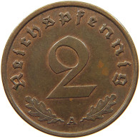 DRITTES REICH 2 PFENNIG 1939 A  #MA 100008 - 2 Reichspfennig