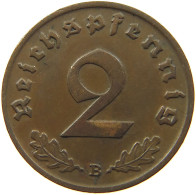 DRITTES REICH 2 PFENNIG 1938 B  #MA 100844 - 2 Reichspfennig