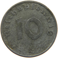 DRITTES REICH 10 PFENNIG 1943 E  #MA 102657 - 10 Reichspfennig