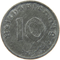 DRITTES REICH 10 PFENNIG 1943 B  #MA 102647 - 10 Reichspfennig