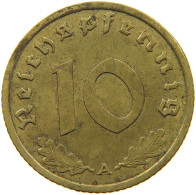 DRITTES REICH 10 PFENNIG 1939 A  #MA 098944 - 10 Reichspfennig