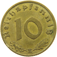 DRITTES REICH 10 PFENNIG 1937 E  #MA 098959 - 10 Reichspfennig