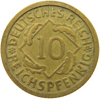 WEIMARER REPUBLIC 10 PFENNIG 1928 G 10 REICHSPFENNIG #MA 003487 - 10 Renten- & 10 Reichspfennig