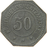 DEUTSCHLAND 50 PFENNIG 1917 STADT MELSUNGEN #MA 003983 - Sonstige & Ohne Zuordnung