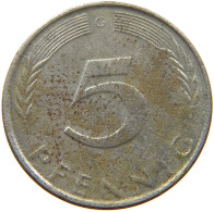 DEUTSCHLAND - BRD 5 PFENNIG 1971 G EISEN (MAGNETISCH) #MA 016789 - 5 Pfennig