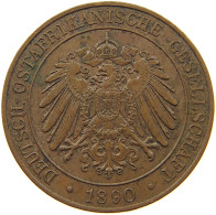 DEUTSCH OSTAFRIKA PESA 1890  #MA 101116 - German East Africa