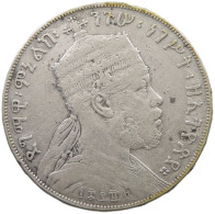 ETHIOPIA BIRR 1889 MENELIK II. #MA 025052 - Etiopía