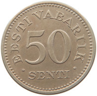ESTONIA 50 SENTI 1936  #MA 063010 - Estonie