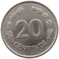 ECUADOR 20 CENTAVOS 1969  #MA 099791 - Equateur