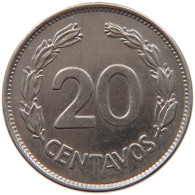 ECUADOR 20 CENTAVOS 1966  #MA 067135 - Equateur