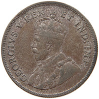 EAST AFRICA SHILLING 1925 GEORGE V. (1910-1936) #MA 065501 - Britische Kolonie