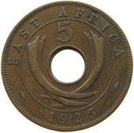 EAST AFRICA 5 CENTS 1925  #MA 101103 - Britse Kolonie