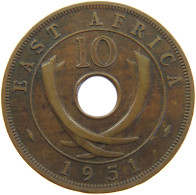 EAST AFRICA 10 CENTS 1951 GEORGE VI. (1936-1952) #MA 065508 - Britse Kolonie