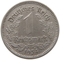 DRITTES REICH MARK 1934 G  #MA 099366 - 1 Reichsmark