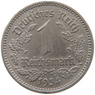 DRITTES REICH MARK 1934 F  #MA 099361 - 1 Reichsmark