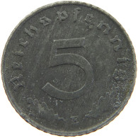 DRITTES REICH 5 REICHSPFENNIG 1943 E  #MA 102703 - 5 Reichspfennig