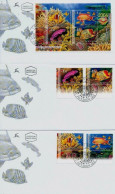 Israel 2004 FDC COMPLETE YEAR SET WITH S/SHEETS - SEE 8 SCANS - Storia Postale
