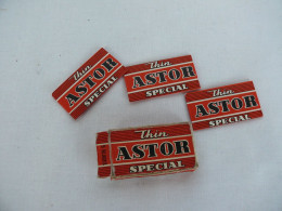 Vintage ASTOR SPECIAL Razor Blades Made In Greece 3 Pcs. #2183 - Rasierklingen