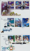 ISRAEL 2009 FDC COMPLETE YEAR SET WITH S/SHEETS - SEE 8 SCANS - Covers & Documents