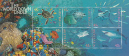 Australia Mini Sheet 1995   "The World Down Under" - Feuilles, Planches  Et Multiples